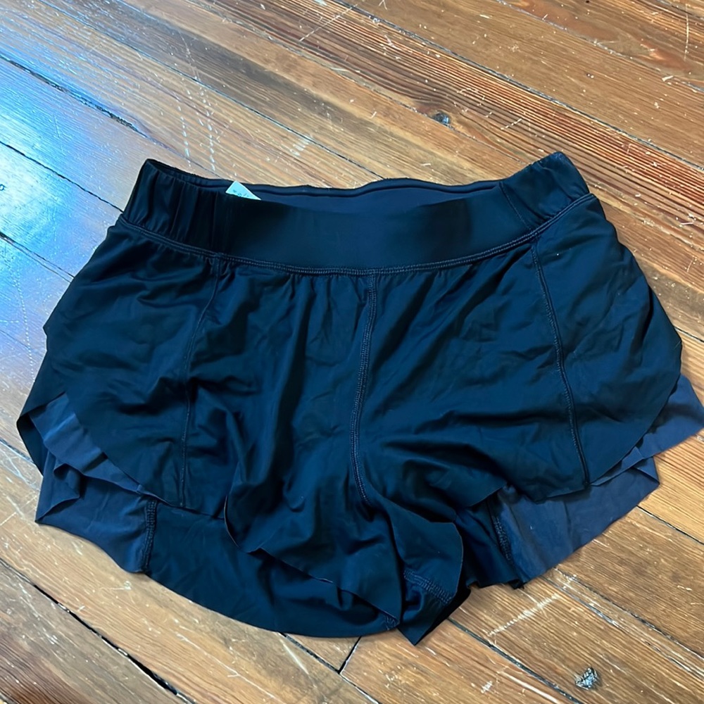 Lululemon lined black shorts